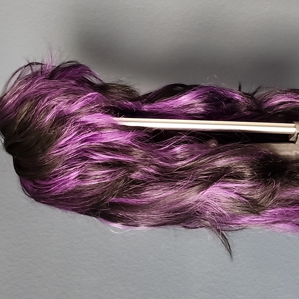 Purple/black Wig